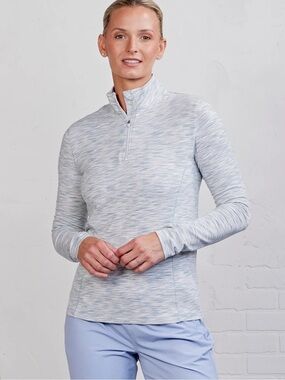 TASC Performance Recess Quarter Zip Gray